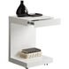 Bachelor 23.5 X 16 inch High Gloss White End Table